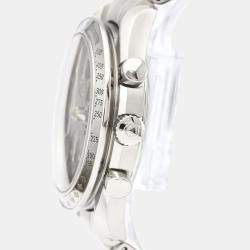 Pre Owned Omega Black Stainless Steel Speedmaster Date 3513.50 Automatic Men's Wristwatch 39 MM