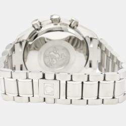 Pre Owned Omega Black Stainless Steel Speedmaster Date 3513.50 Automatic Men's Wristwatch 39 MM