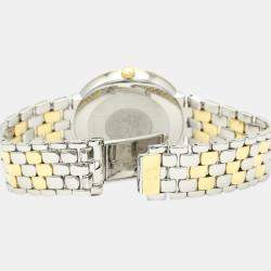 Omega Champagne 18k Yellow Gold And Stainless Steel De Ville Prestige Automatic 7304.11 Men's Wristwatch 35 MM