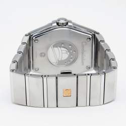 Omega Silver Stainless Steel Constellation 396.2010 Men's Wristwatch 35 mm