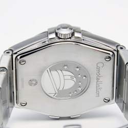 Omega Silver Stainless Steel Constellation 396.2010 Men's Wristwatch 35 mm