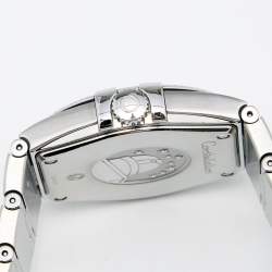 Omega Silver Stainless Steel Constellation 396.2010 Men's Wristwatch 35 mm
