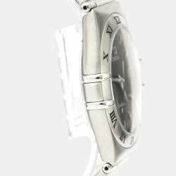 Omega Grey Stainless Steel Constellation Quartz 1512.40 Men's Wristwatch 33 MM
