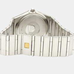 Omega Grey Stainless Steel Constellation Quartz 1512.40 Men's Wristwatch 33 MM