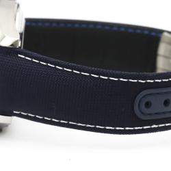 Pre Owned Omega White Titanium Seamaster Aqua Terra 150M GMT Good Planet 231.92.43.22.04.001 Men's Wristwatch 43 MM