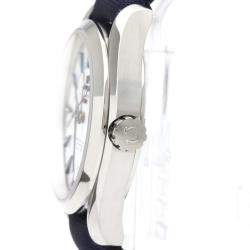 Pre Owned Omega White Titanium Seamaster Aqua Terra 150M GMT Good Planet 231.92.43.22.04.001 Men's Wristwatch 43 MM