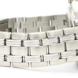 Pre Owned Omega Blue Stainless Steel Seamaster 2552.80.00 Men's Wristwatch 36 MM