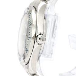Pre Owned Omega Blue Stainless Steel Seamaster 2552.80.00 Men's Wristwatch 36 MM