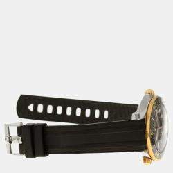 Omega Black 18K Yellow Gold And Stainless Steel Seamaster Diver300 210.22.42.20.01.001 Men's Wristwatch 42 mm