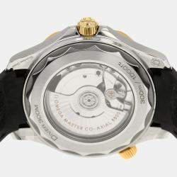 Omega Black 18K Yellow Gold And Stainless Steel Seamaster Diver300 210.22.42.20.01.001 Men's Wristwatch 42 mm
