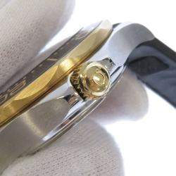 Omega Black 18K Yellow Gold And Stainless Steel Seamaster Diver300 210.22.42.20.01.001 Men's Wristwatch 42 mm
