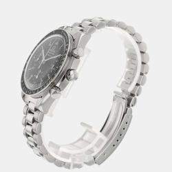 Omega Black Stainless Steel Speedmaster 3510.5 Men's Wristwatch 39 mm