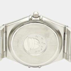 Omega Silver Stainless Steel Constellation Quartz 1512.30 Men's Wristwatch 33 mm