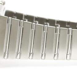 Pre Owned Omega Silver Stainless Steel Constellation Quartz 396.1070 Men's Wristwatch 33 mm