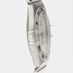 Pre Owned Omega Silver Stainless Steel Constellation 1512.30 Quartz Men's Wristwatch 33 mm