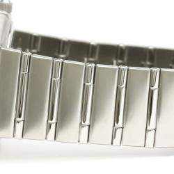 Pre Owned Omega Grey Stainless Steel Constellation 1512.40 Quartz Men's Wristwatch 33 mm