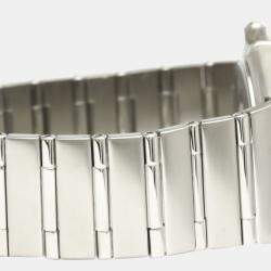 Pre Owned Omega Grey Stainless Steel Constellation 1512.40 Quartz Men's Wristwatch 33 mm