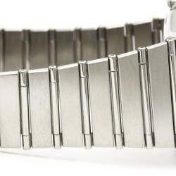 Omega Silver Stainless Steel Constellation 396.1070 Quartz Men's Wristwatch 33 mm