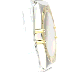 Pre Owned Omega Gold Stainless Steel Constellation 396.1070 Quartz Men's Wristwatch 33 mm