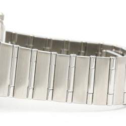 Pre Owned Omega Silver Stainless Steel Constellation 1512.30 Quartz Men's Wristwatch 33 mm