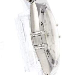 Pre Owned Omega Silver Stainless Steel Constellation 1512.30 Quartz Men's Wristwatch 33 mm