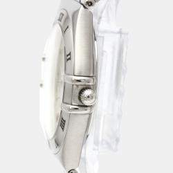 Pre Owned Omega Silver Stainless Steel Constellation 1512.30 Quartz Men's Wristwatch 33 mm