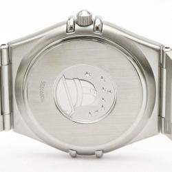 Pre Owned Omega Silver Stainless Steel Constellation 1512.30 Quartz Men's Wristwatch 33 mm