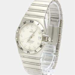 Pre Owned Omega Silver Stainless Steel Constellation 1504.35 Automatic Men's Wristwatch 40 mm