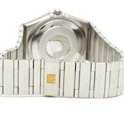 Pre Owned Omega Silver Stainless Steel Constellation 1504.35 Automatic Men's Wristwatch 40 mm