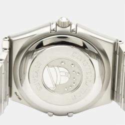 Pre Owned Omega Silver Stainless Steel Constellation 1504.35 Automatic Men's Wristwatch 40 mm