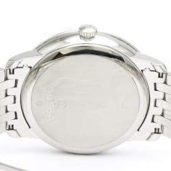 Pre Owned Omega Blue Stainless Steel De Ville Prestige 424.10.40.20.03.001 Automatic Men's Wristwatch 40 mm