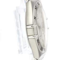 Pre Owned Omega Silver Stainless Steel Constellation 1512.30 Quartz Men's Wristwatch 33 mm