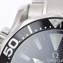 Pre Owned Omega Black Stainless Steel Seamaster Professional 2262.50 Quartz Men's Wristwatch 36 mm