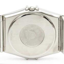 Pre Owned Omega Black Stainless Steel Constellation 396.1080 Quartz Men's Wristwatch 33 mm