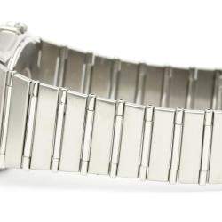 Pre Owned Omega Black Stainless Steel Constellation 396.1080 Quartz Men's Wristwatch 33 mm