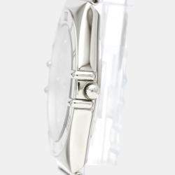 Pre Owned Omega Black Stainless Steel Constellation 396.1080 Quartz Men's Wristwatch 33 mm