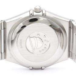 Pre Owned Omega Grey Stainless Steel Constellation 1502.40 Automatic Men's Wristwatch 35 mm