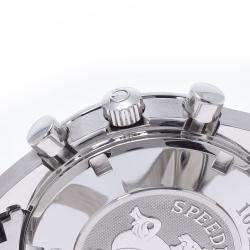Pre Owned Omega Grey Stainless Steel Speedmaster Date 323.30.40.40.06.001 Automatic Men's Wristwatch 40 mm