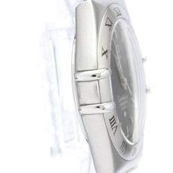 Pre Owned Omega Grey Stainless Steel Constellation 1502.40 Automatic Men's Wristwatch 35 mm