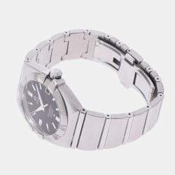 Omega Black Stainless Steel Constellation 1531.51 Men's Wristwatch 37 mm