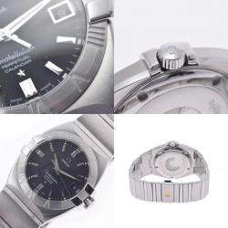 Omega Black Stainless Steel Constellation 1531.51 Men's Wristwatch 37 mm