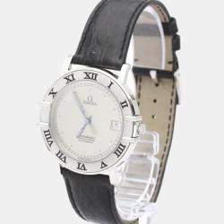 Omega Silver Stainless Steel Constellation 368.1075 Quartz Men's Wristwatch 36 mm