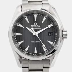 Omega Grey Stainless Steel Seamaster Aqua Terra 231.10.39.60.06.001 Men's Wristwatch 38.5 mm 