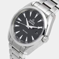 Omega Grey Stainless Steel Seamaster Aqua Terra 231.10.39.60.06.001 Men's Wristwatch 38.5 mm 