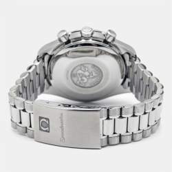 Pre Owned Omega White Stainless Steel Speedmaster 3511.20 Men's Wristwatch 39 mm