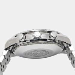 Pre Owned Omega White Stainless Steel Speedmaster 3511.20 Men's Wristwatch 39 mm