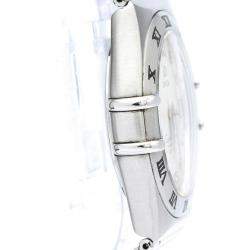 Pre Owned Omega Silver Diamonds Stainless Steel Constellation 1504.35 Automatic Men's Wristwatch 40 mm