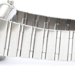 Pre Owned Omega Silver Diamonds Stainless Steel Constellation 1504.35 Automatic Men's Wristwatch 40 mm