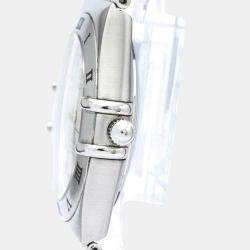 Pre Owned Omega Silver Diamonds Stainless Steel Constellation 1504.35 Automatic Men's Wristwatch 40 mm