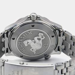 Omega Black Stainless Steel Seamaster 212.30.41.61.01.001 Men's Wristwatch 41 mm